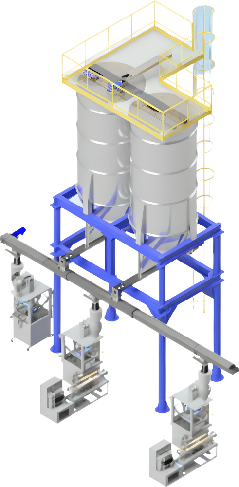 Silos de armazenagem